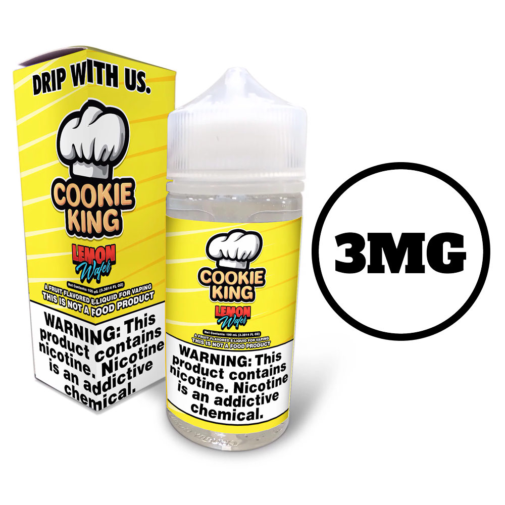 [Q-1642-03] COOKIE KING 100ML (3mg, Lemon Wafer)