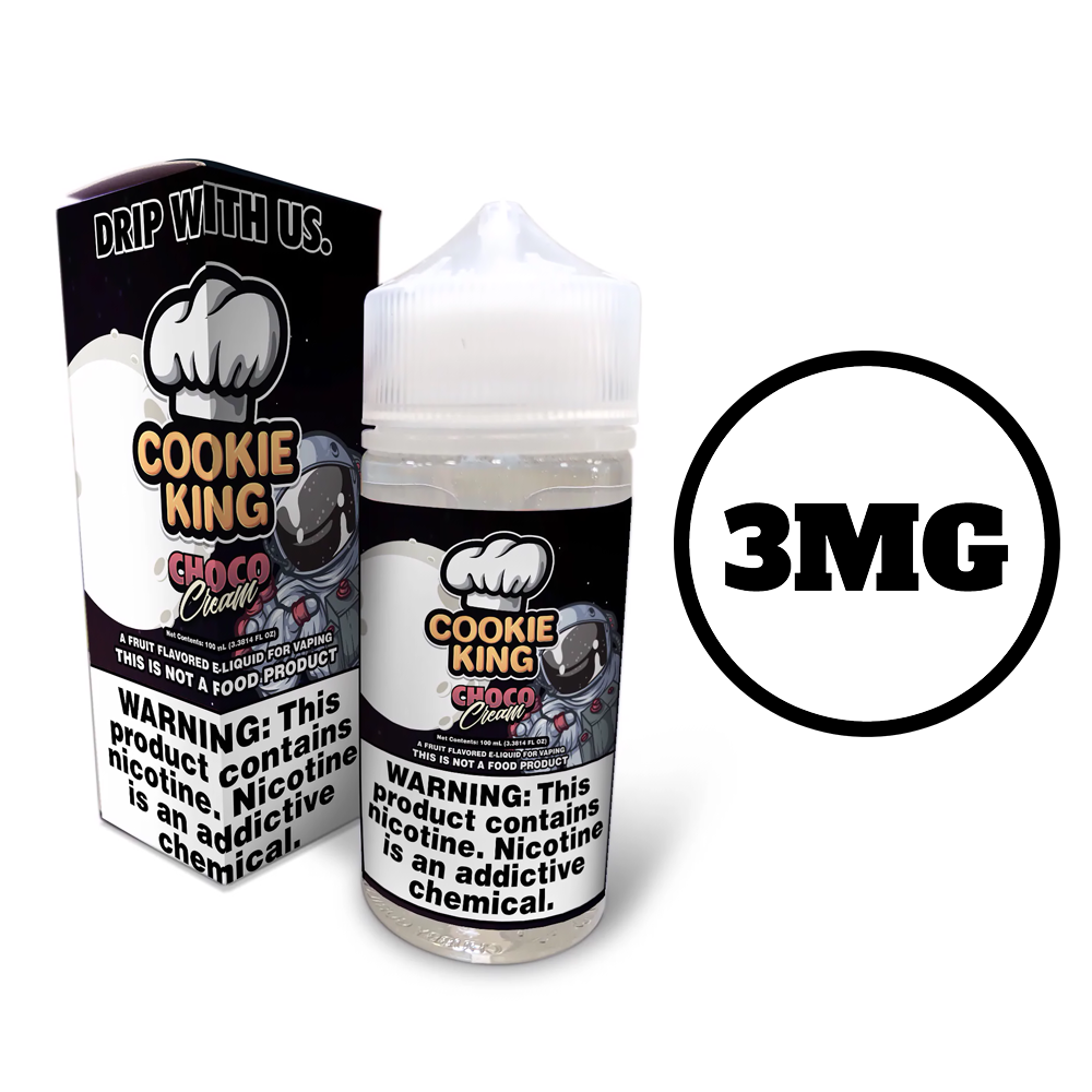 [Q-1642-04] COOKIE KING 100ML (3mg, Choco)