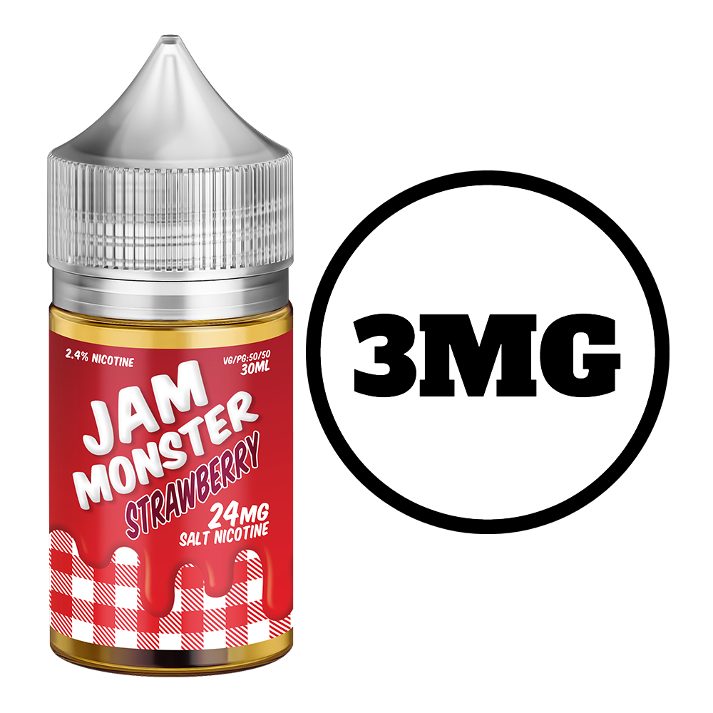 [Q-2649-02] JAM MONSTER 100ML (6mg, Strawberry)