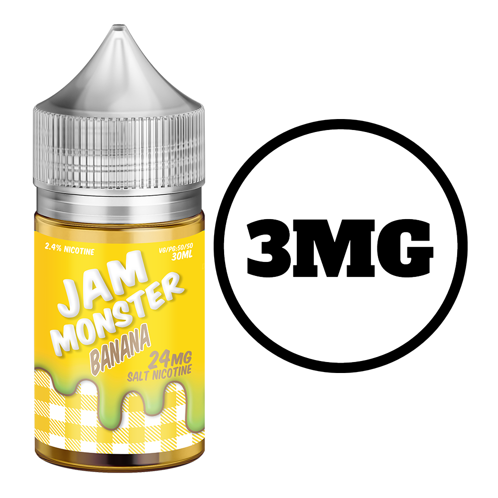 [Q-2649-04] JAM MONSTER 100ML (6mg, Banana)