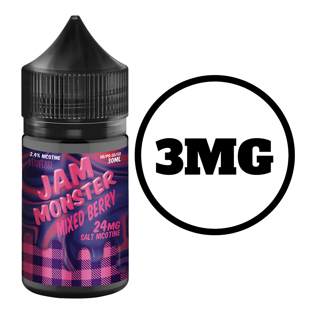 [Q-2649-08] JAM MONSTER 100ML (6mg, Mixed Berry)