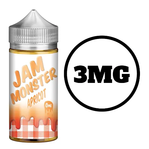 [Q-2649-19] JAM MONSTER 100ML (3mg, Apricot)