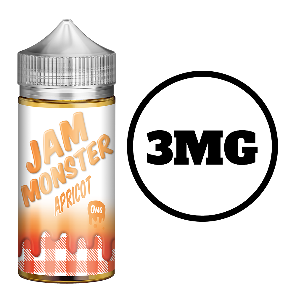 [Q-2649-21] JAM MONSTER 100ML (3mg, Peach)