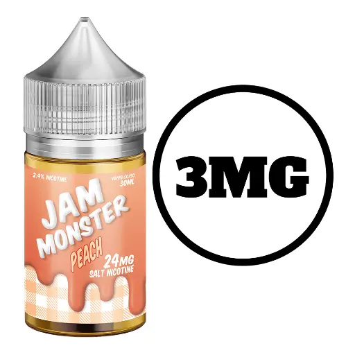 [Q-2649-21] JAM MONSTER 100ML (3mg, Peach)