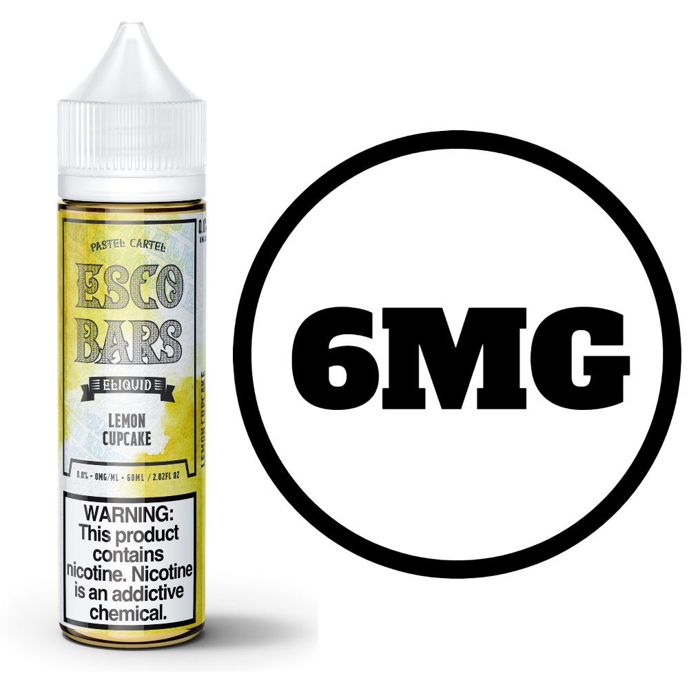 [Q-1909-03] ESCO BARS JUICE 60ML (6mg, Lemon Cupcake)