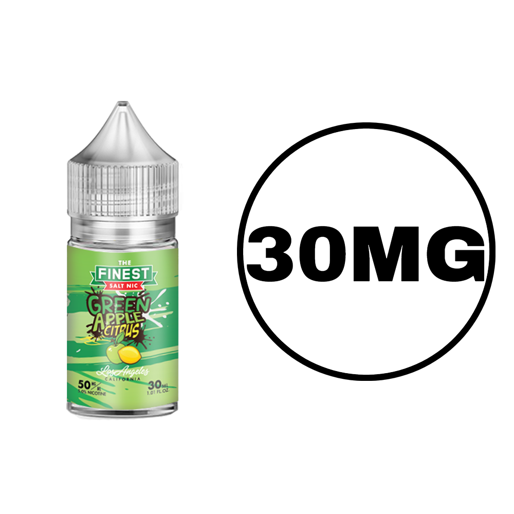 [Q-2002-04] FINEST SALTNIC 30ML (50mg, Green Apple Citrus)