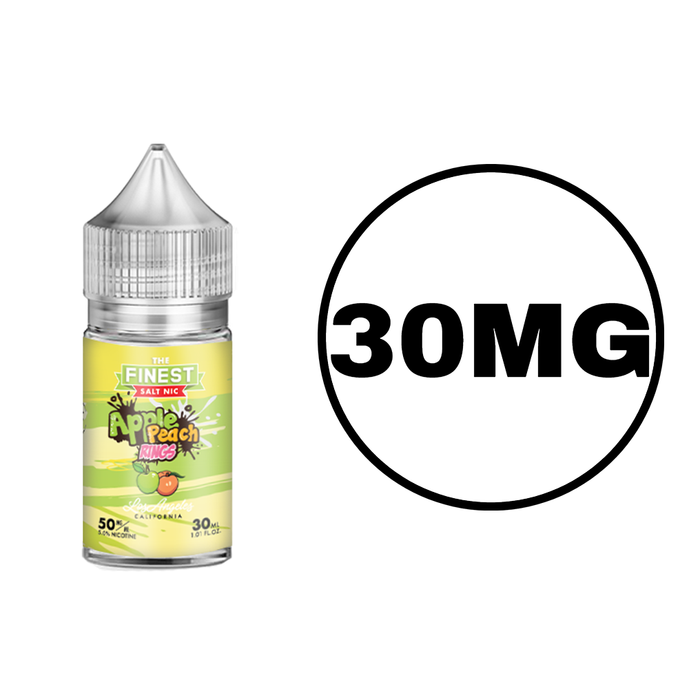 [Q-3675-06] THE FINEST SALTNIC 30ML (50mg, Apple Peach Sour Rings)