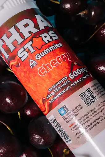 [Q-4329-02] THRAX GUMMIES 15 STARS 600MG (Cherry)