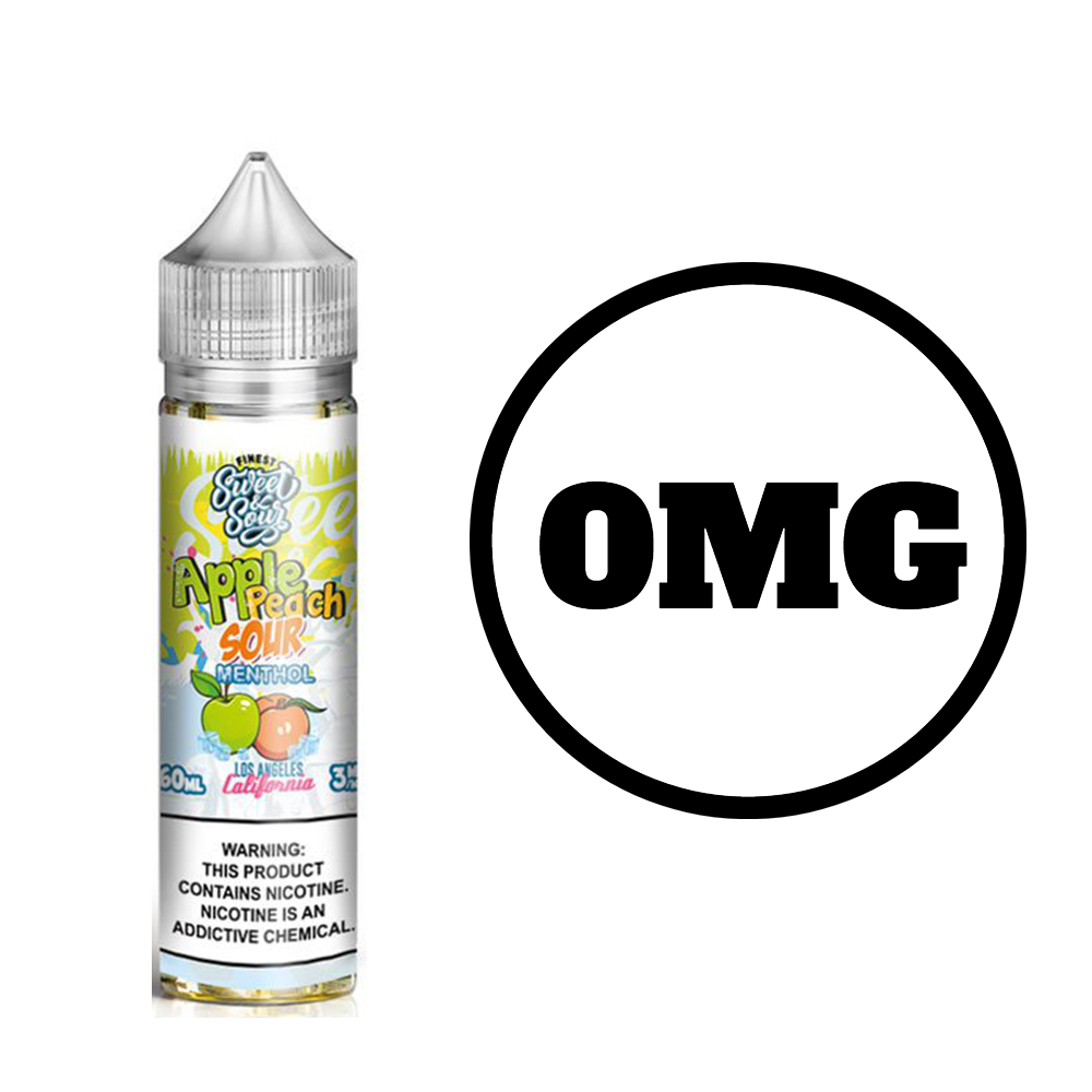 [Q-3674-20] THE FINEST 2X60ML (3mg, Apple Peach Sour Menthol)