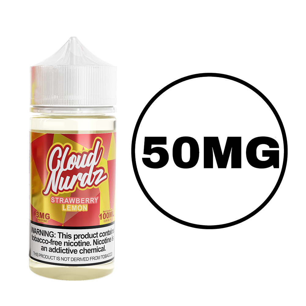 [Q-1627-18] CLOUD NURDZ SALTS 30ML (50MG, Strawberry Lemon)