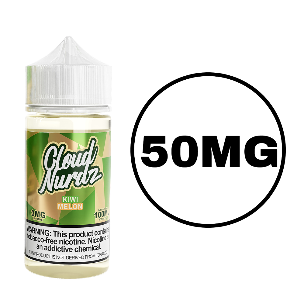 [Q-1627-24] CLOUD NURDZ SALTS 30ML (50MG, Kiwi Melon)