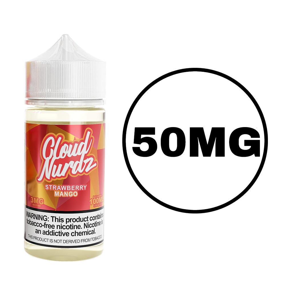 [Q-1627-27] CLOUD NURDZ SALTS 30ML (50MG, Strawberry Mango)