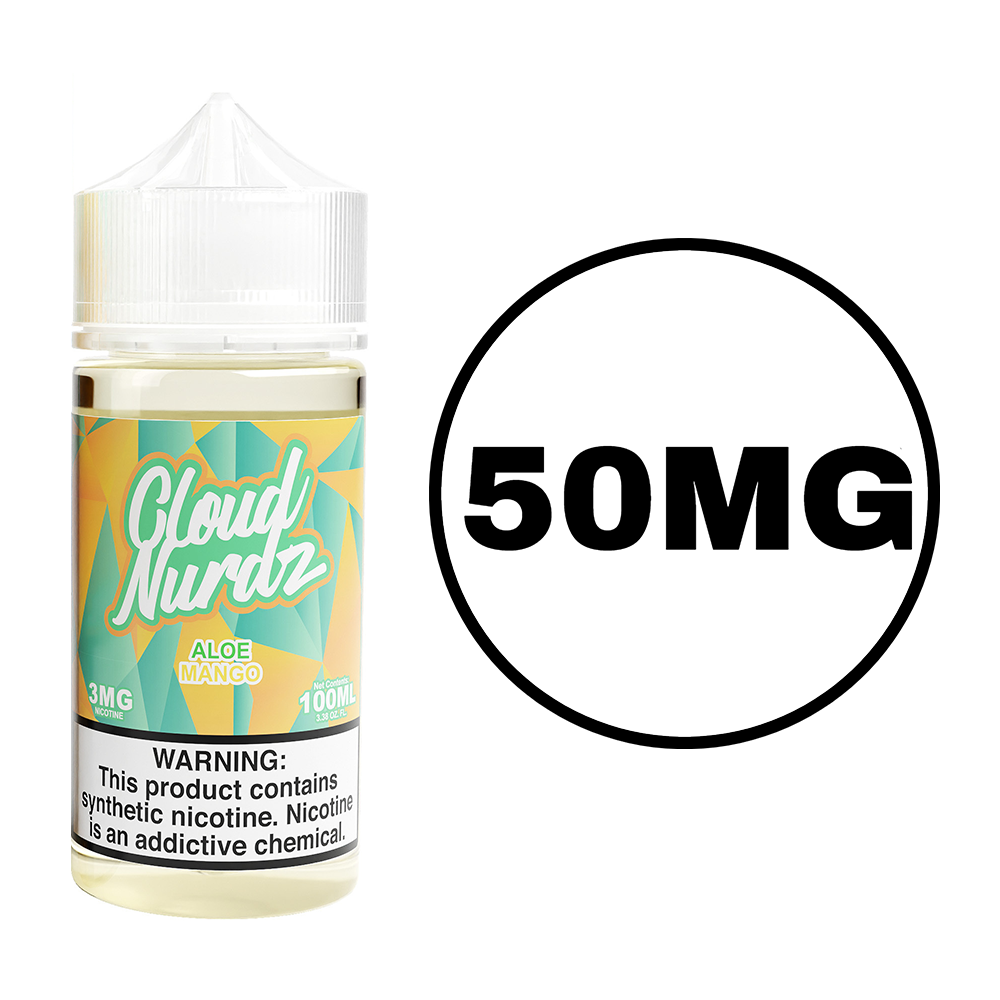 [Q-1627-31] CLOUD NURDZ SALTS 30ML (50MG, Aloe Mango)