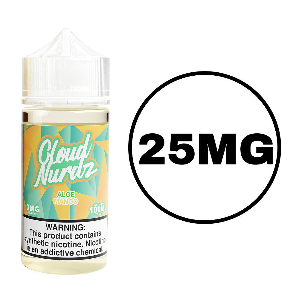 [Q-1627-30] CLOUD NURDZ SALTS 30ML (25MG, Aloe Mango)