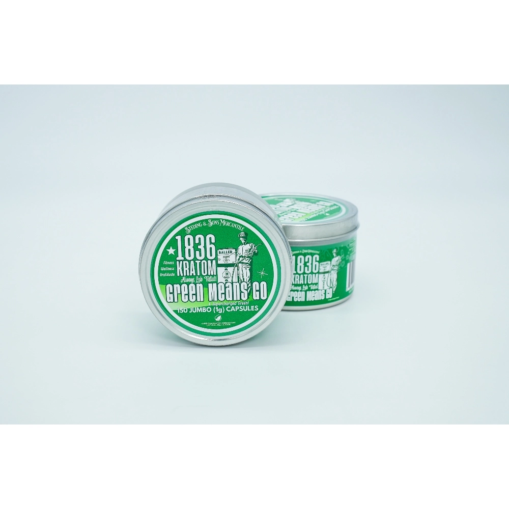 [Q-1077-03] 1836 150 JUMBO CAPSULE TINS (Green Means Go)