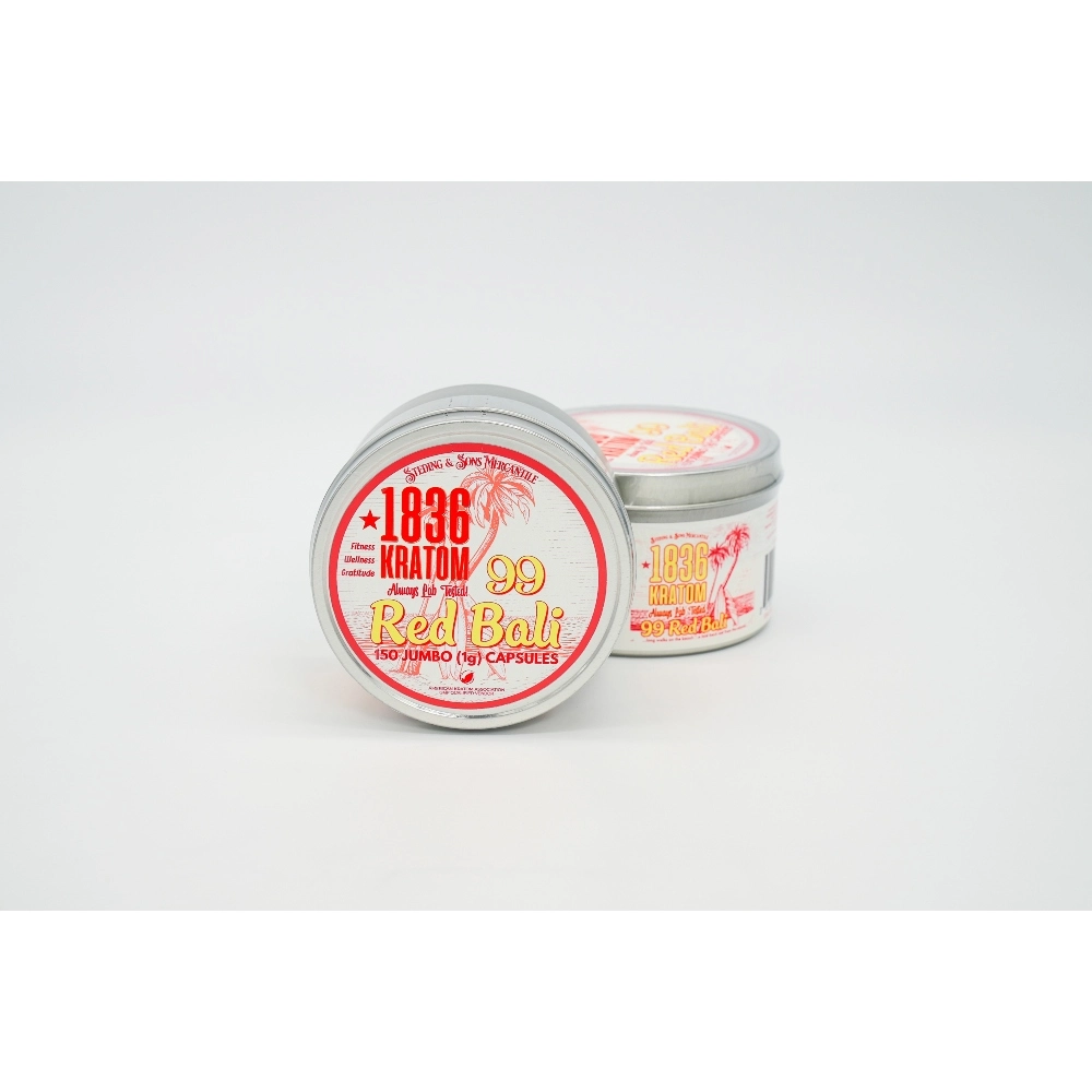 [Q-1077-06] 1836 150 JUMBO CAPSULE TINS (99 Red Bali)