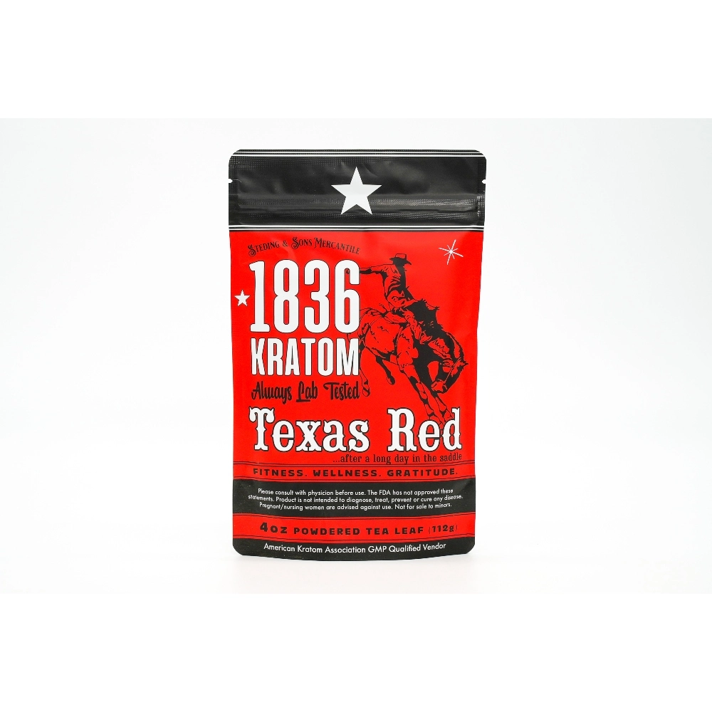 [Q-1080-02] 1836 4OZ POWDERED LEAF (Texas Red)