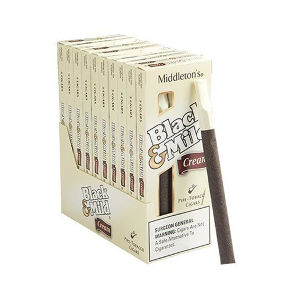 [Q-1394-03] BLACK & MILD CIGARS 5PK (Cream 5-Pack)