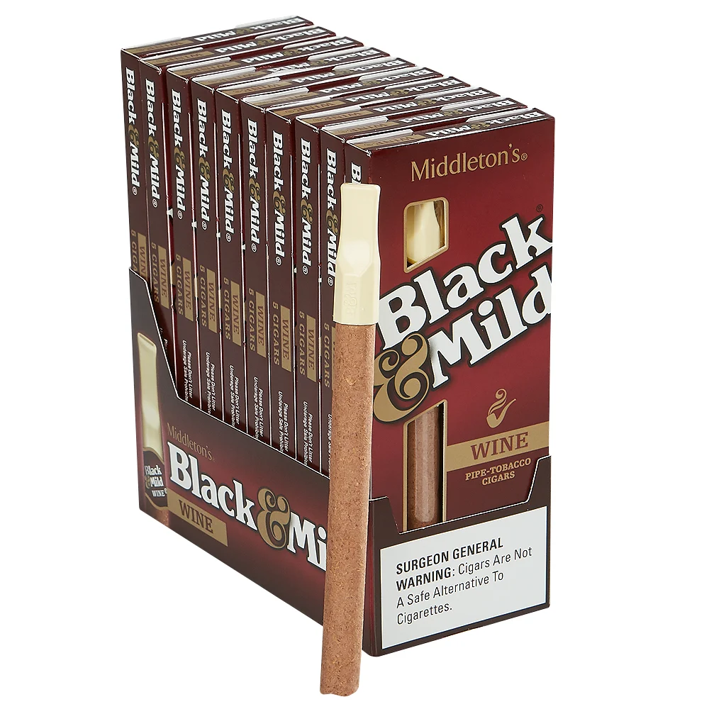 [Q-1394-04] BLACK & MILD CIGARS 5PK (Wine 5-Pack)