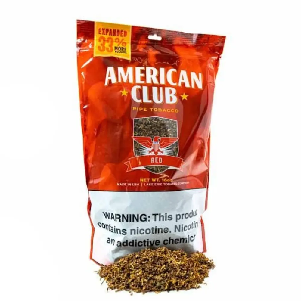 AMERICAN CLUB RED PIPE TOBACCO 6OZ