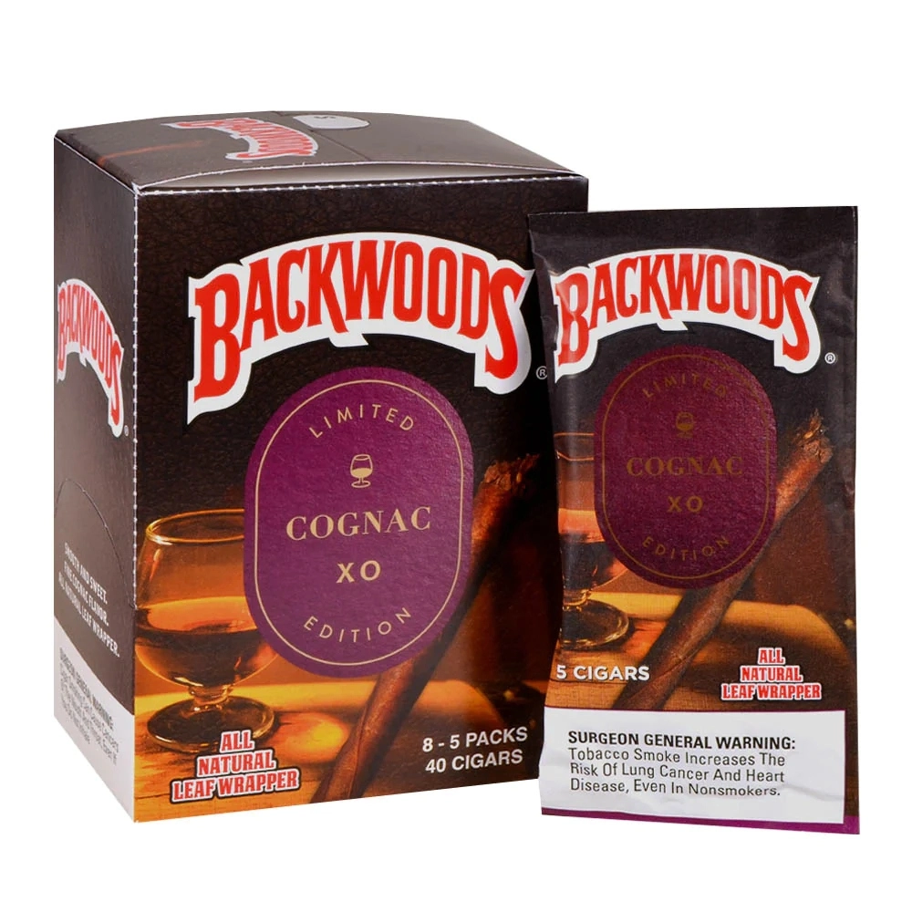 [Q-1298-08] BACKWOOD CIGARS 8 PACKS OF 8/5PK (COGANC XO)