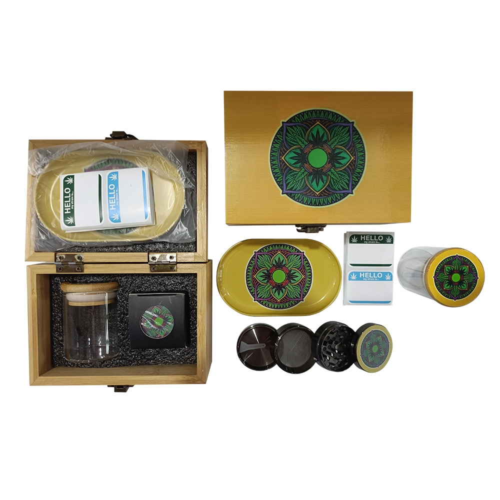 [Q-4107-11] WOODEN KIT (Psychedelic Bloom)