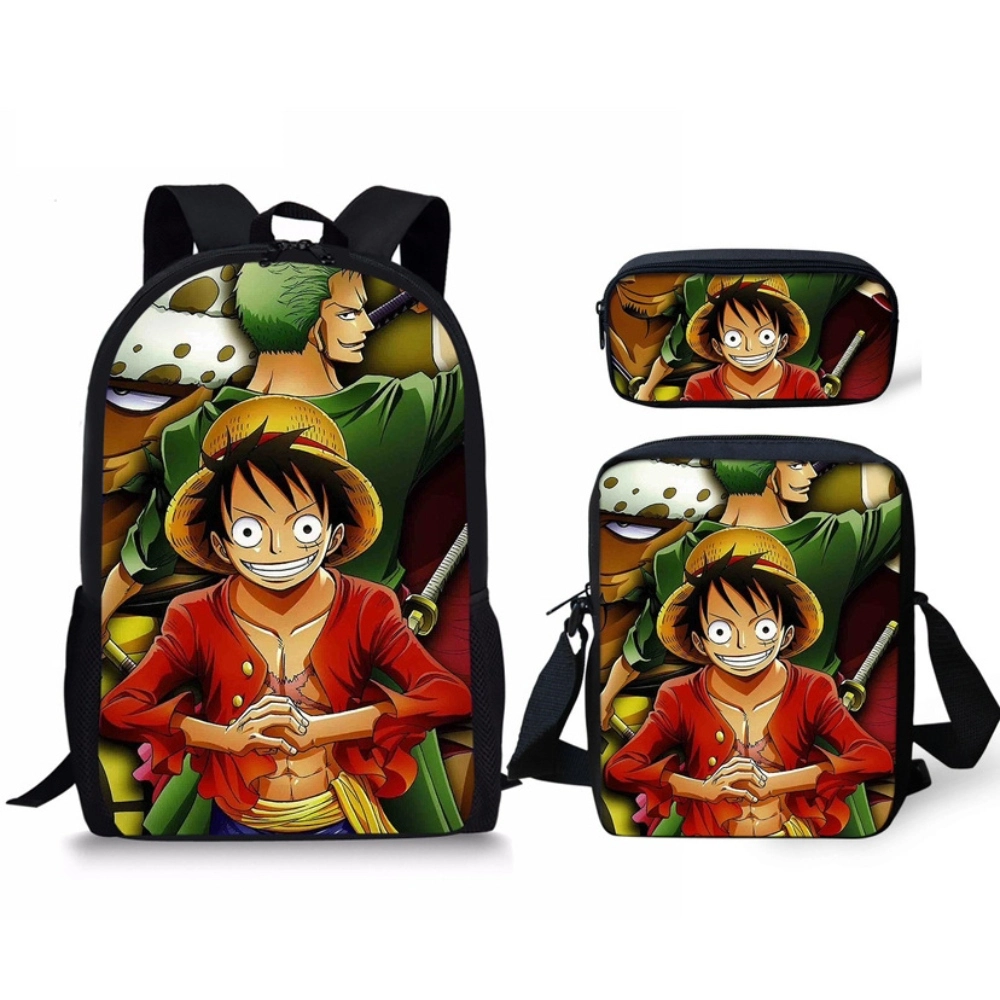 BACKPACK 3 ITEMS CHARACTERS MULTI DESIGNS