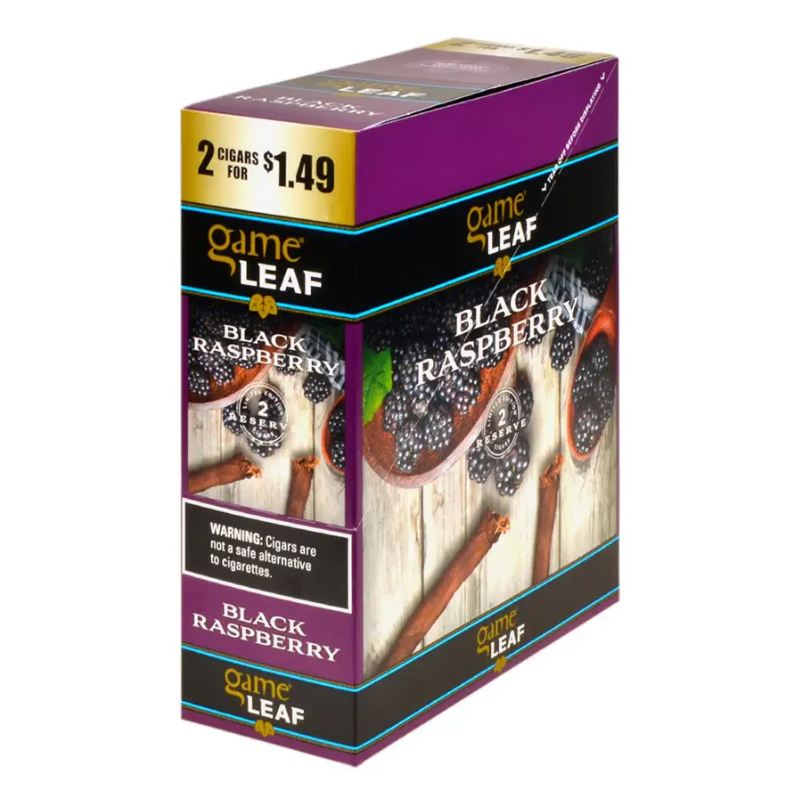 [Q-2061-05] GAME LEAF 2/$1.49 15/2PK (Black Raspberry)