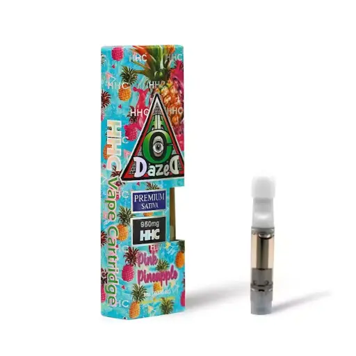 [Q-4348-03] DAZED HHC 1 GRAM CARTS  (Pink Pineapple)