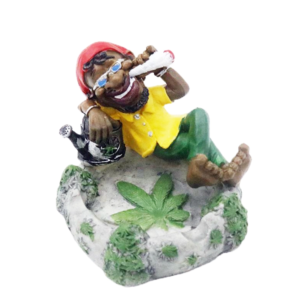 [Q-1003-20] 10CM RESIN ASHTRAY BOB MARLEY (Design 21)