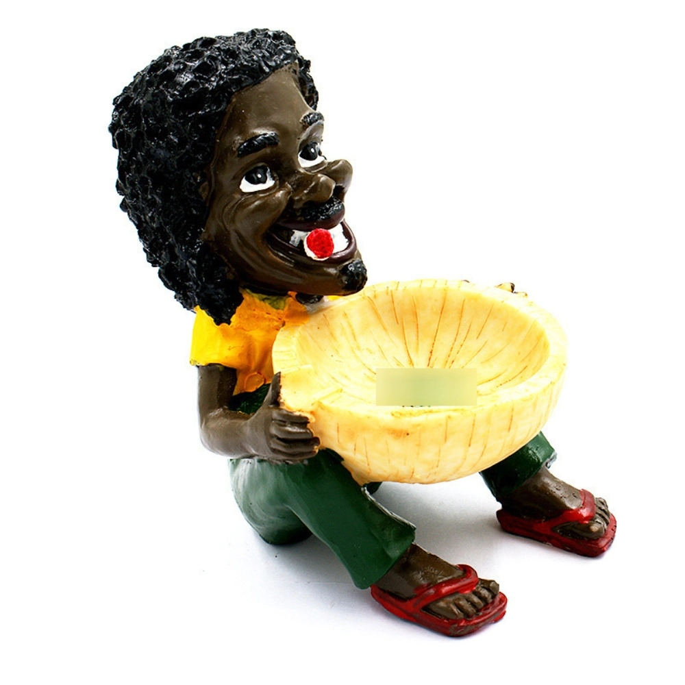 [Q-1003-22] 10CM RESIN ASHTRAY BOB MARLEY (Design 23)