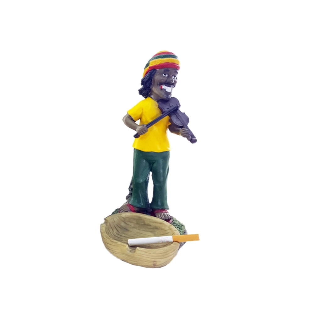 24CM RESIN ASHTRAY BOB MARLEY