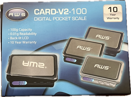 [Q-1257-02] AWS AAA CARD V2 SCALE 100 X .01G (BLUE)