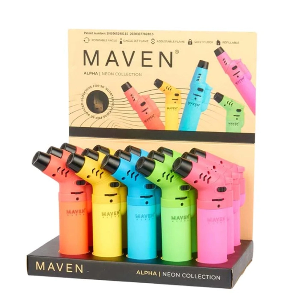 [Q-2800-03] MAVEN TORCH 15PK DISPLAY (Alpha Neon)