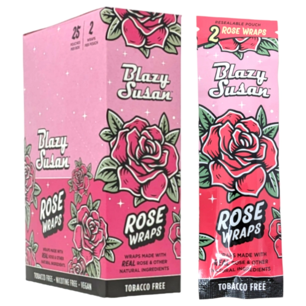 BLAZY SUSAN ROSE WRAPS 25/2PK