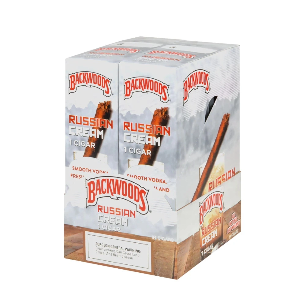 [Q-1314-02] BACKWOODS SINGLE CIGARS 24PK (Russian Cream)