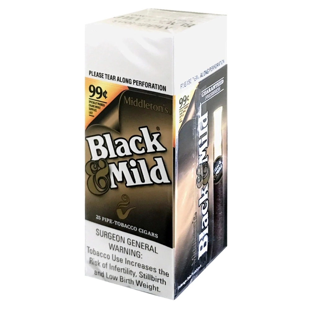 BLACK & MILD SINGLE $.99 25PK