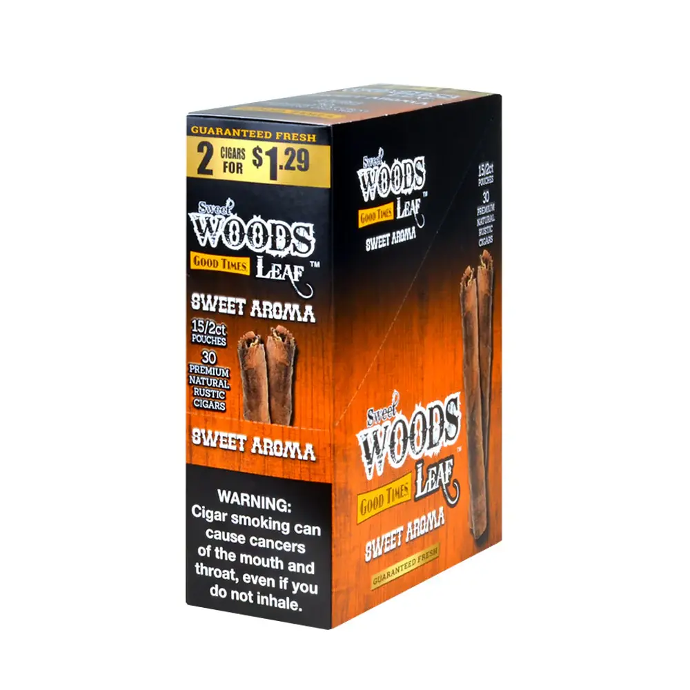 [Q-2276-01] GOOD TIMES SWEET WOODS LEAF 2/1.29 15/2PK (Sweet Aroma)