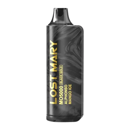 [Q-2771-01] LOST MARY MO5000 GOLD DISPOSABLE- 10ML 5PK (Alphonso Mango Ice)