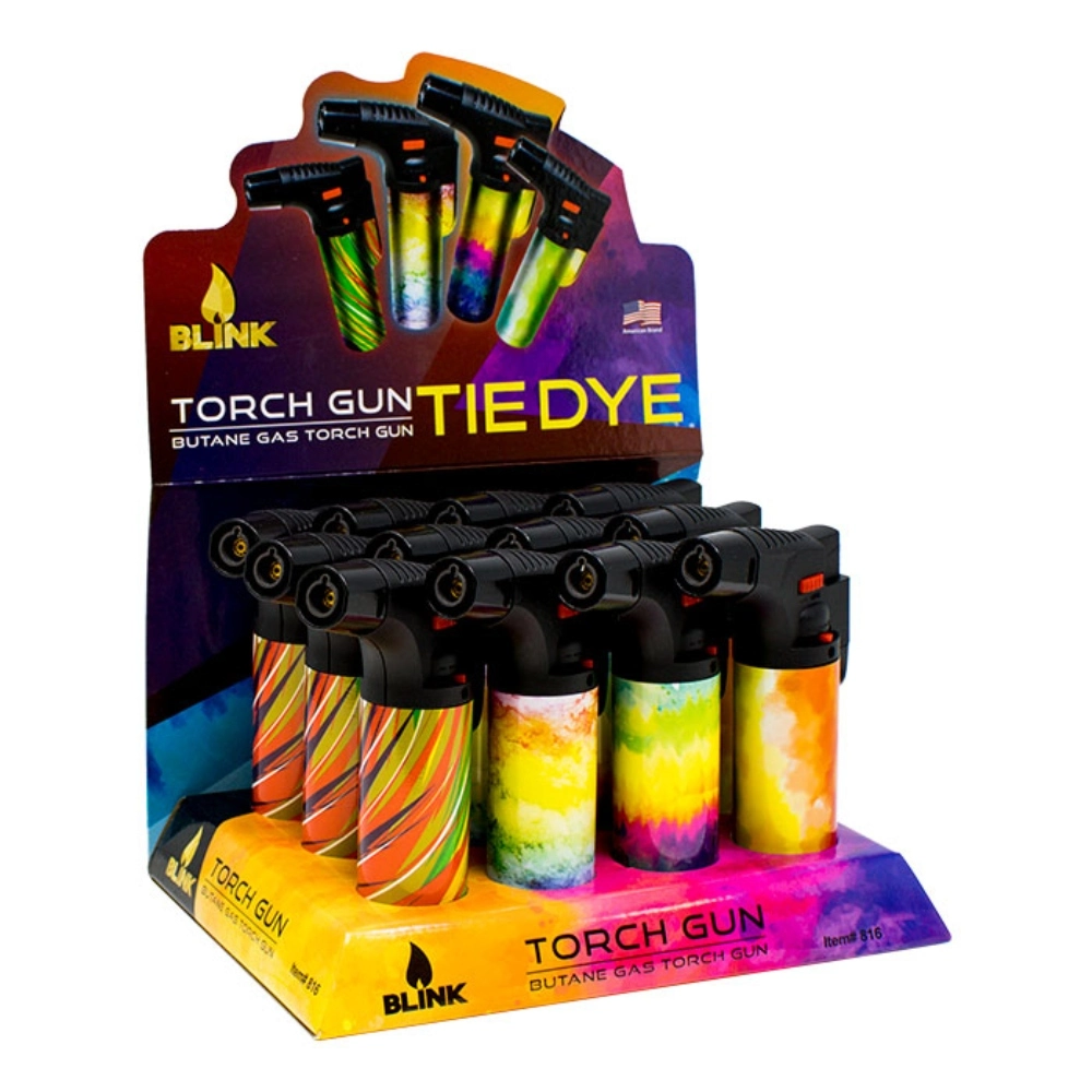 [Q-1455-09] BLINK MED TORCH - 12CT (TIE DYE THEME)