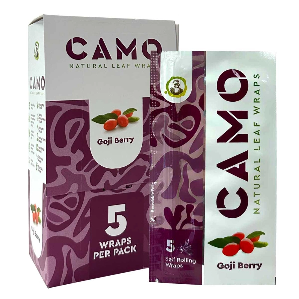 [Q-1544-09] CAMO LEAF WRAP 25/5PK (Goji Berry)