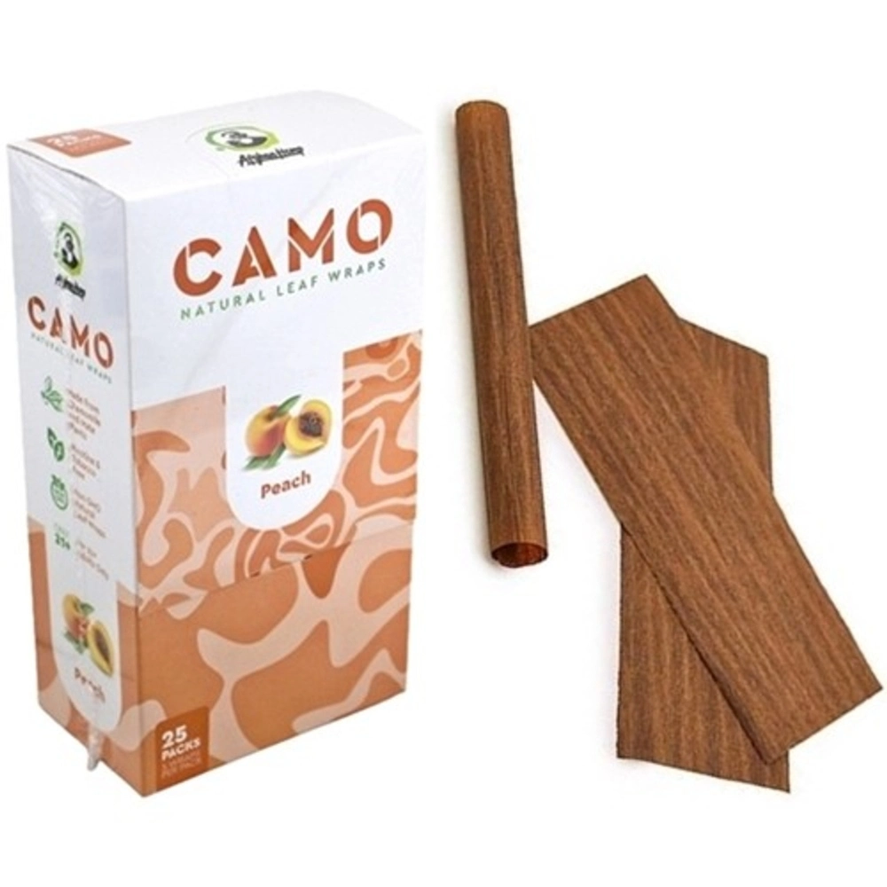 [Q-1544-06] CAMO LEAF WRAP 25/5PK (Peach)