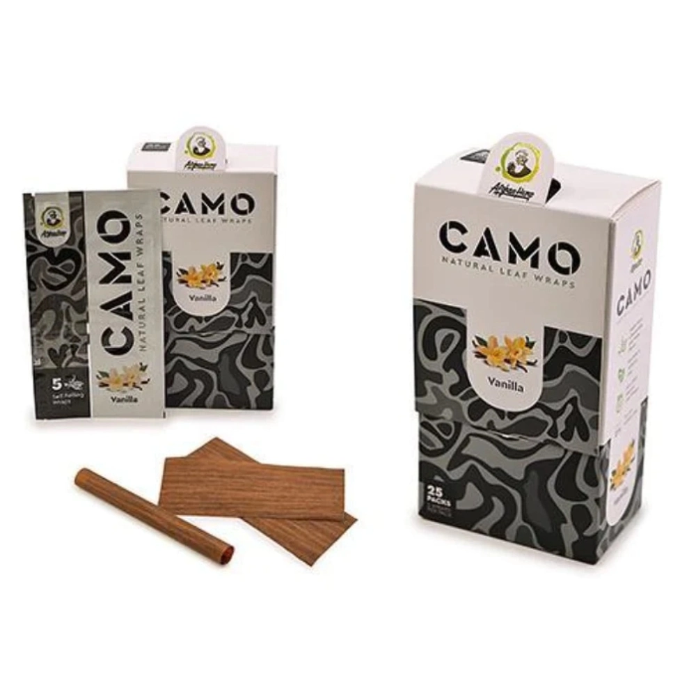 [Q-1544-05] CAMO LEAF WRAP 25/5PK (Vanilla)