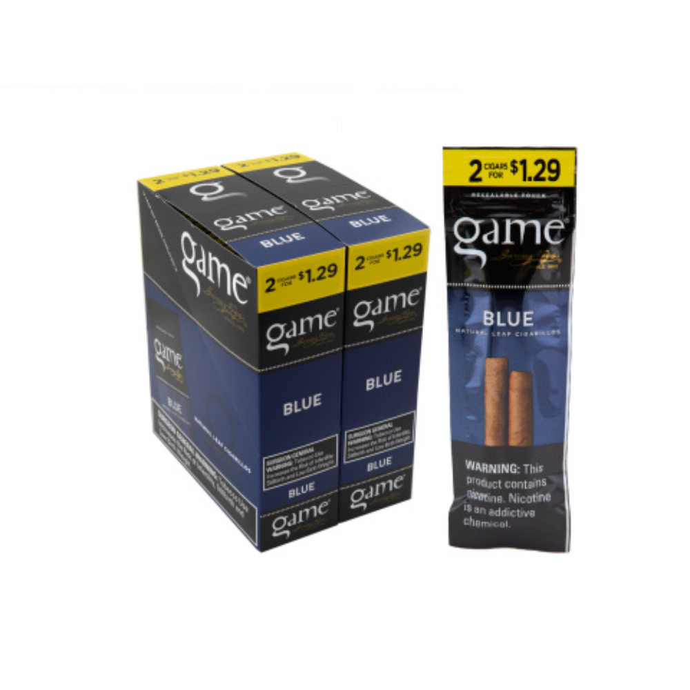 [Q-2058-04] GAME CIGARILLOS 2/$1.29 (Blue)