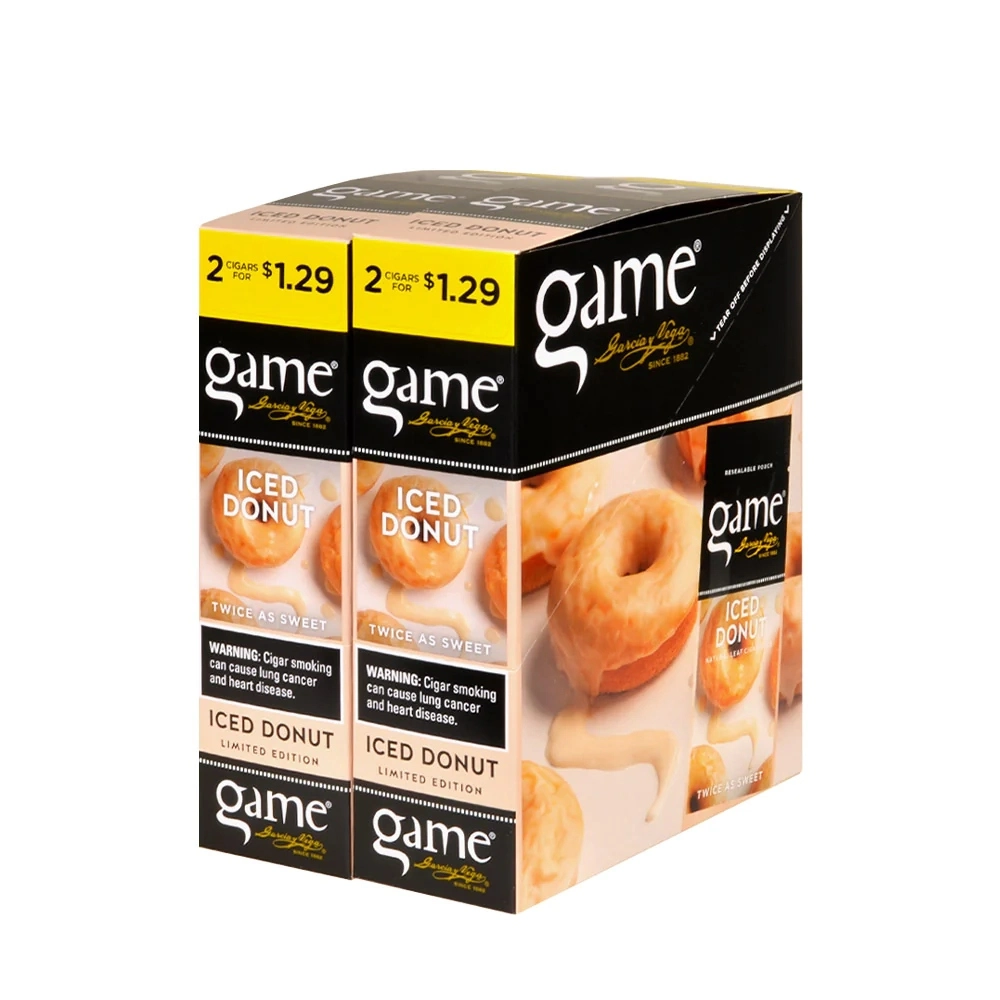 [Q-2058-13] GAME CIGARILLOS 2/$1.29 (Iced Donut)