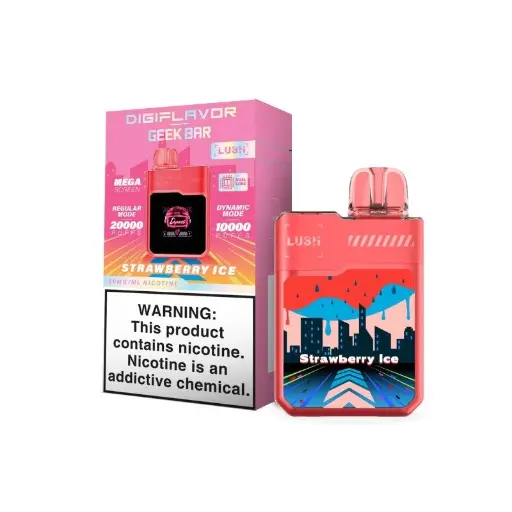 [Q-2066-07] GEEK BAR DIGI FLAVOR LUSH 20K 18ML 5PK (Strawberry Ice)