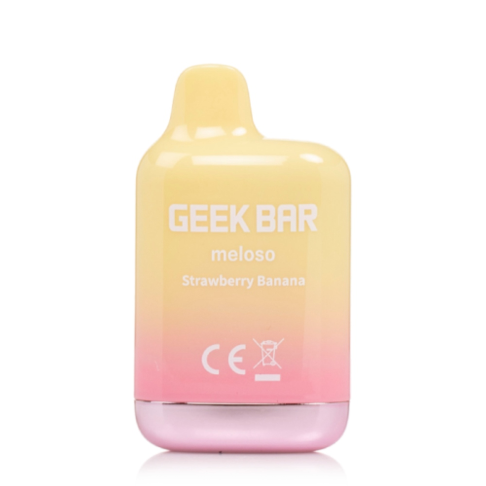 [Q-2067-12] GEEK BAR MELOSO MINI 1500 DISPOSABLE 5ML 10PK (Strawberry Banana)