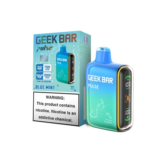 [Q-2069-27] GEEK BAR PULSE 15K 5PK 16ML (Blue Mint)