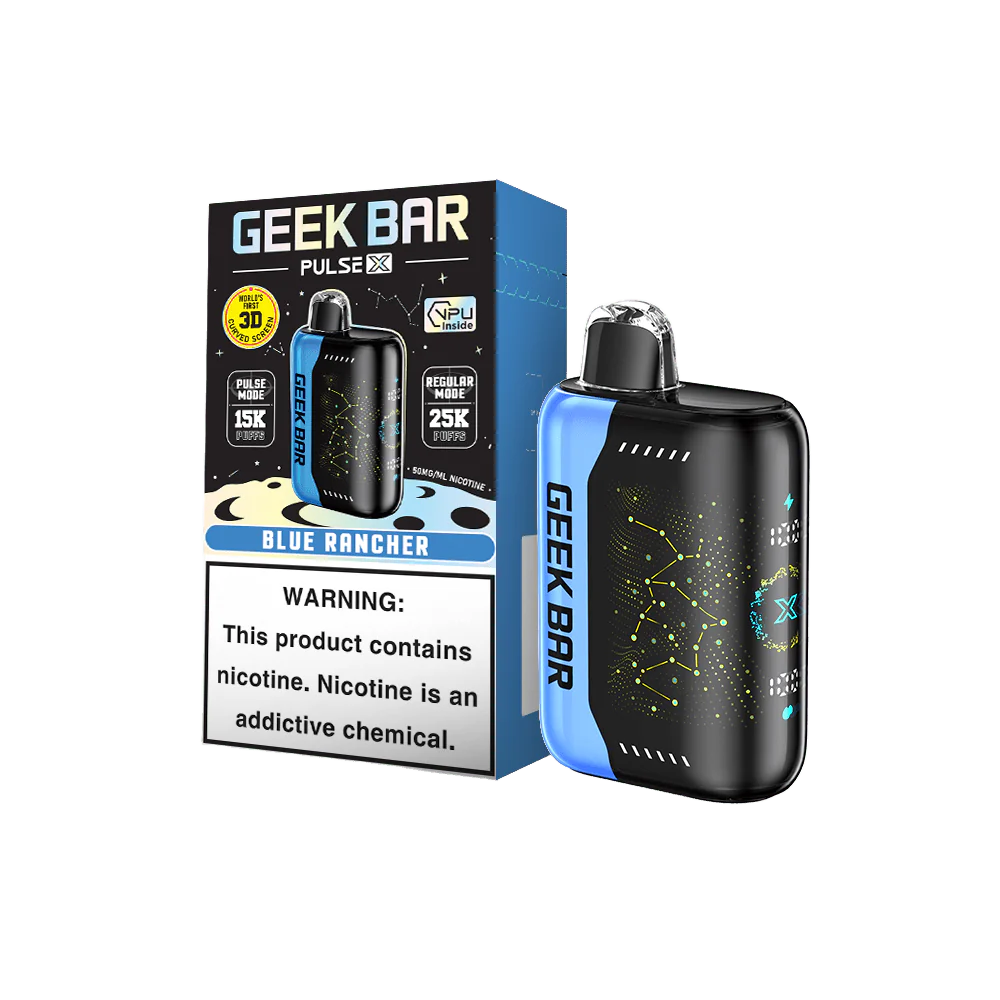 [Q-2073-02] GEEK BAR PULSE X 25000 18ML (Blue Rancher)