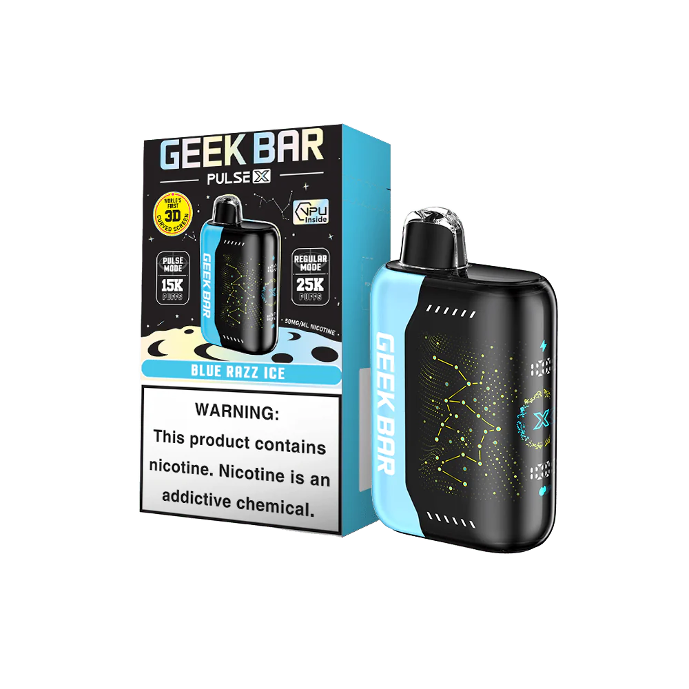 [Q-2073-03] GEEK BAR PULSE X 25000 18ML (Blue Razz Ice)